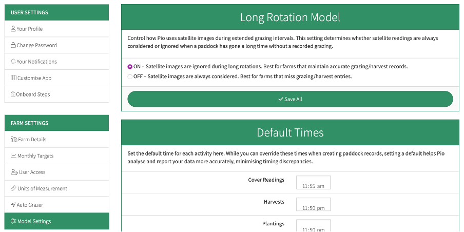 Understanding the Long Rotation Model